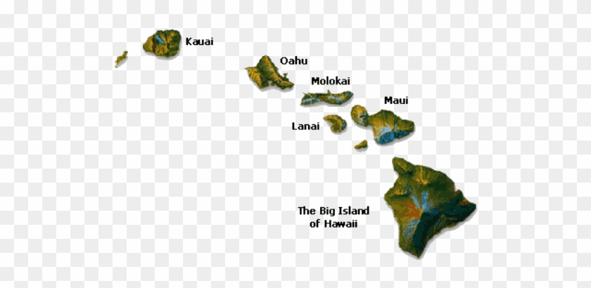 Hawaiian Islands Clip Art - Hawaiian Islands Clip Art #1328337