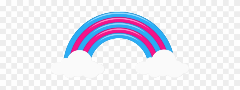 Rainbow Drawing Cloud - Cartoon #1328700