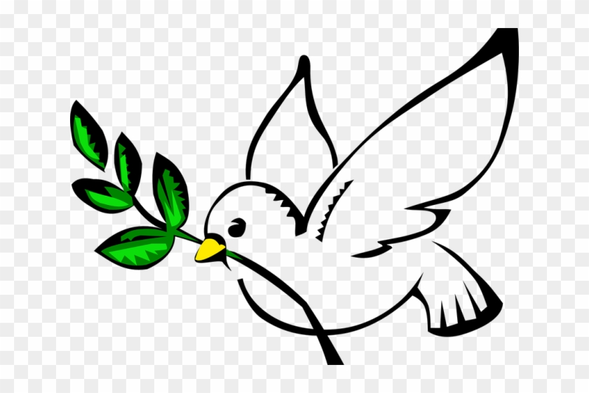 Dove Clipart Freedom - Dibujos De Palomas Blancas #1329292
