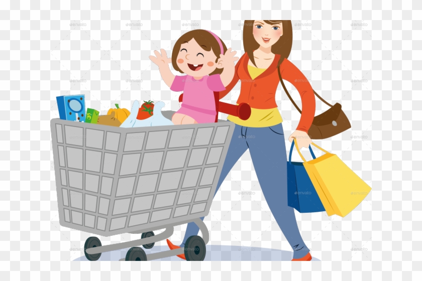 Mommy Clipart Shopping - Mothershopping Png #1329343