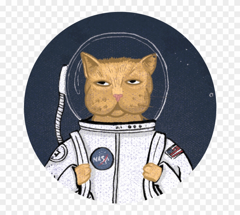 Space Cat - Orgánové Hodiny #1329410