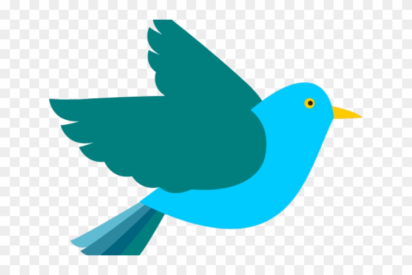 Flying Hawk Clipart Free Download Clip Art - Blue Bird Clip Art #1329702