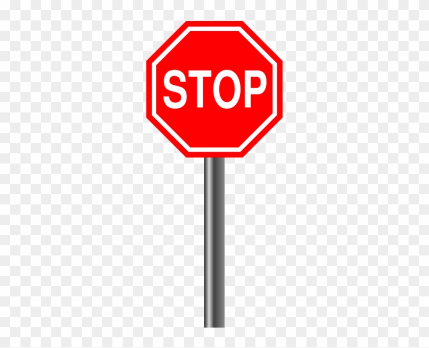 Sign Stop Clipart - Sign Stop Clipart #1329773