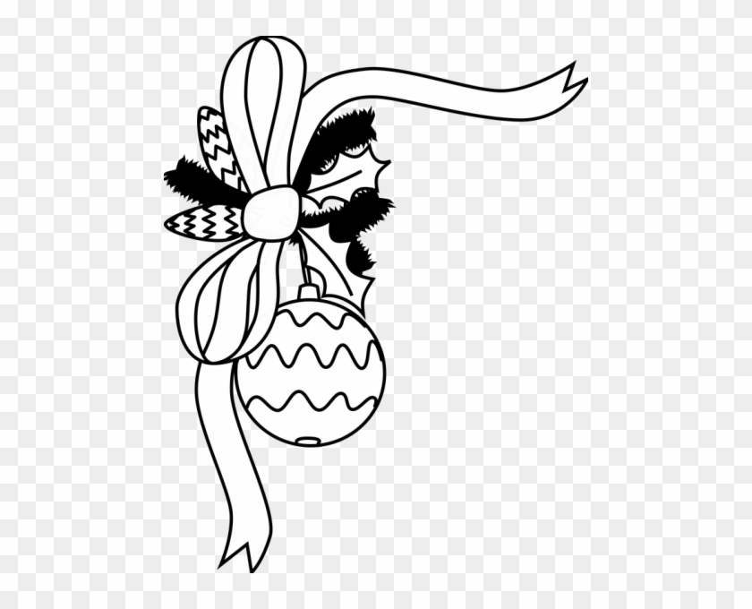Christmas Borders Clipart Black And White - Christmas Borders Clipart Black And White #1329781