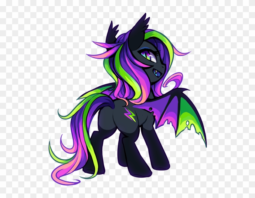 Radioactive Star Is A Generally A Nice Pony She Trains - Bat Ponies Oc #1329839