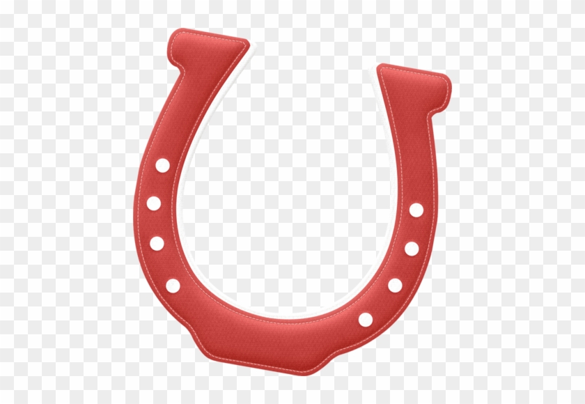 Red Horse Shoe - Clip Art #1331012