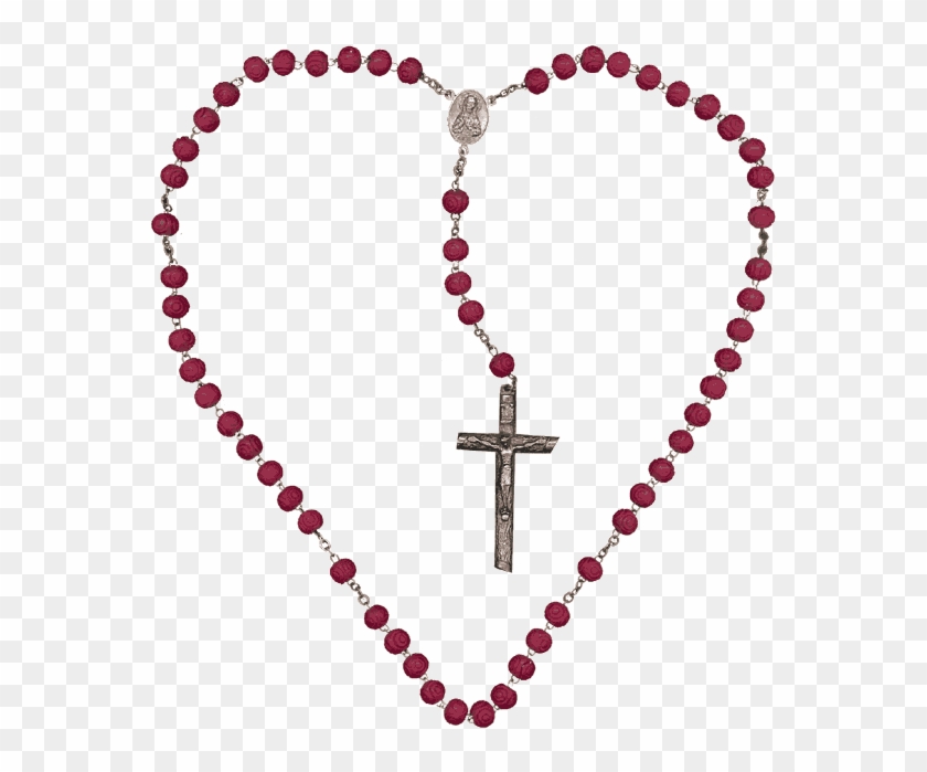 Rosary Clipart - Rosary Heart #1331048