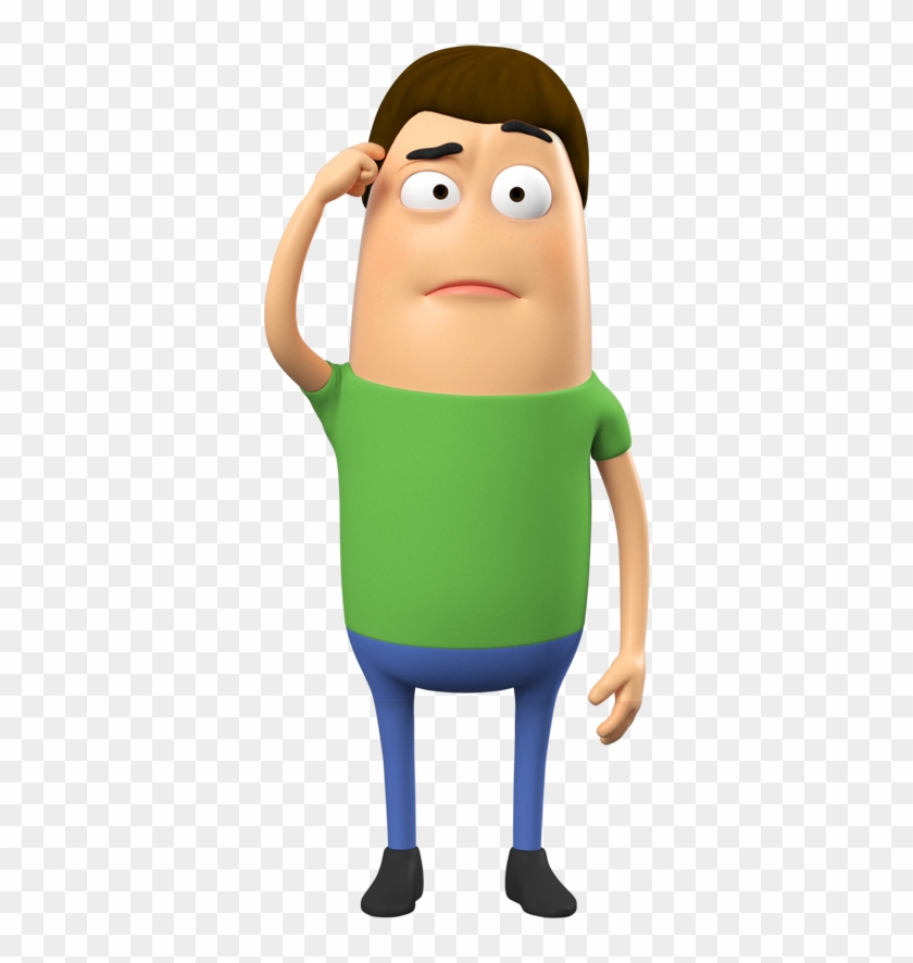 Confused Character - Cartoon #1331080