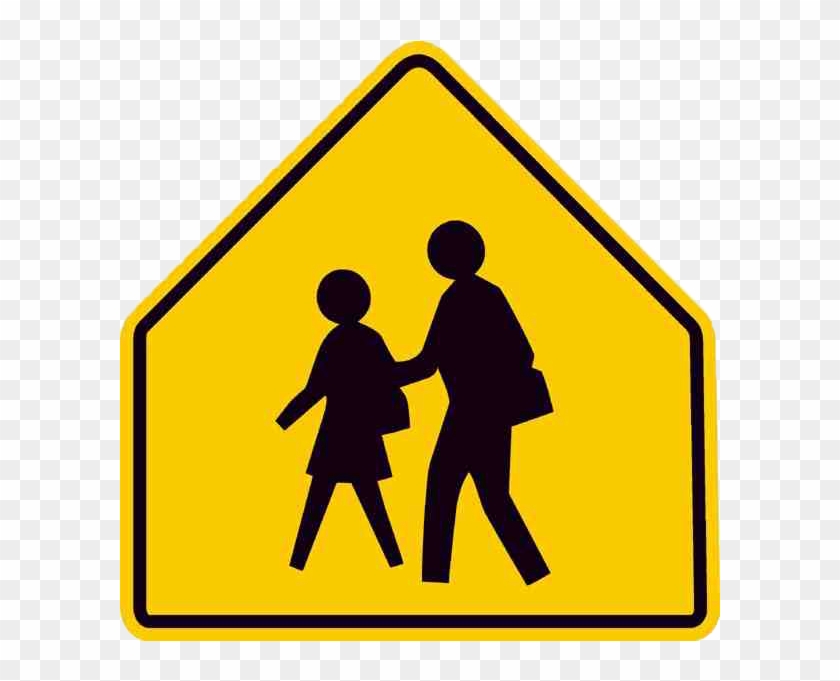 School District And Its Local Police Departments Are - School Zone Road Sign #1331320