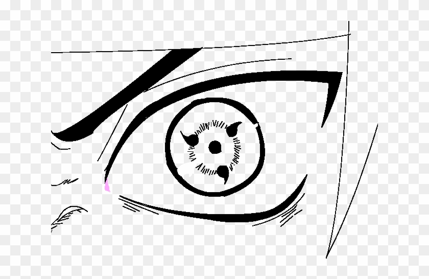 Sasuke Sharingan Lineart By Kawaiijuraculmihawk - Sharingan Sasuke Black And White #1331621