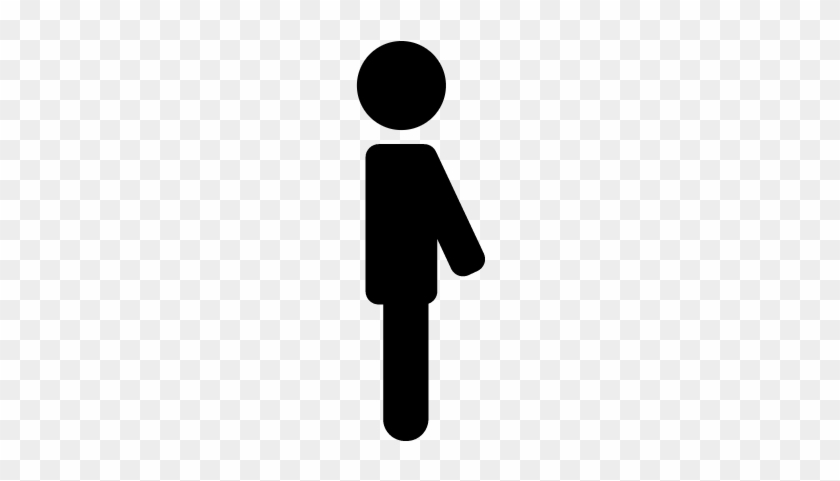 Man Standing Up Vector - Man Standing Side Icon #1331753