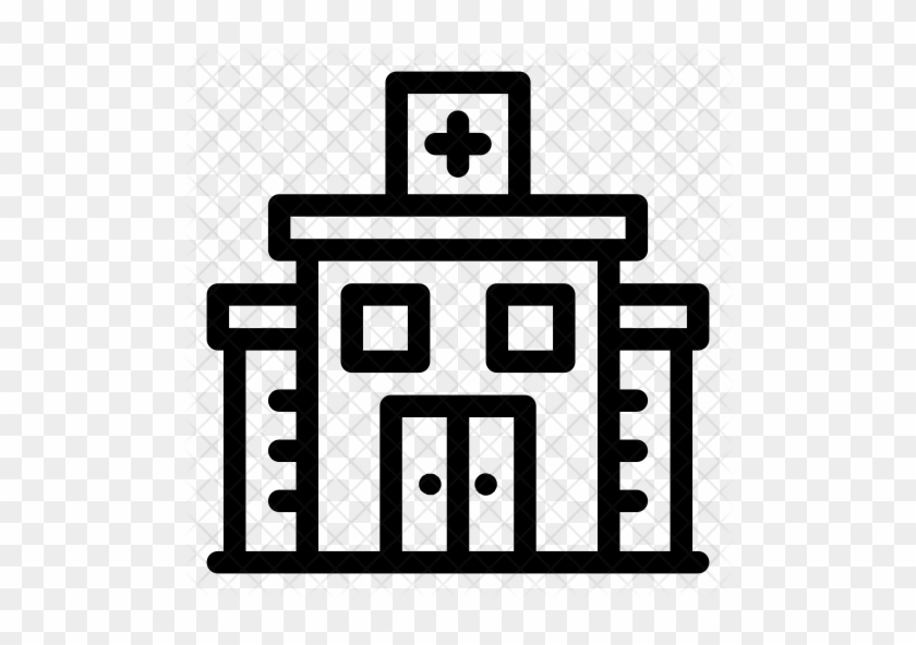 Hospital Icon - Vector Graphics #1332338