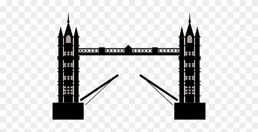 Tower Bridge Clipart Drawing - London Tower Bridge Png #1332978