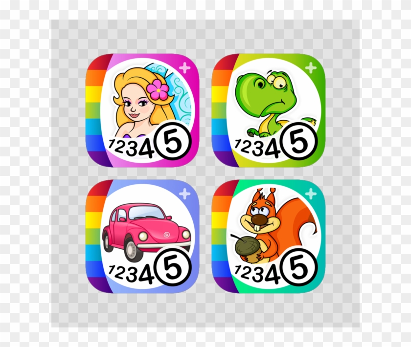 Color By Number Bundle For Kids And Toddlers - Coloring Book #1333270