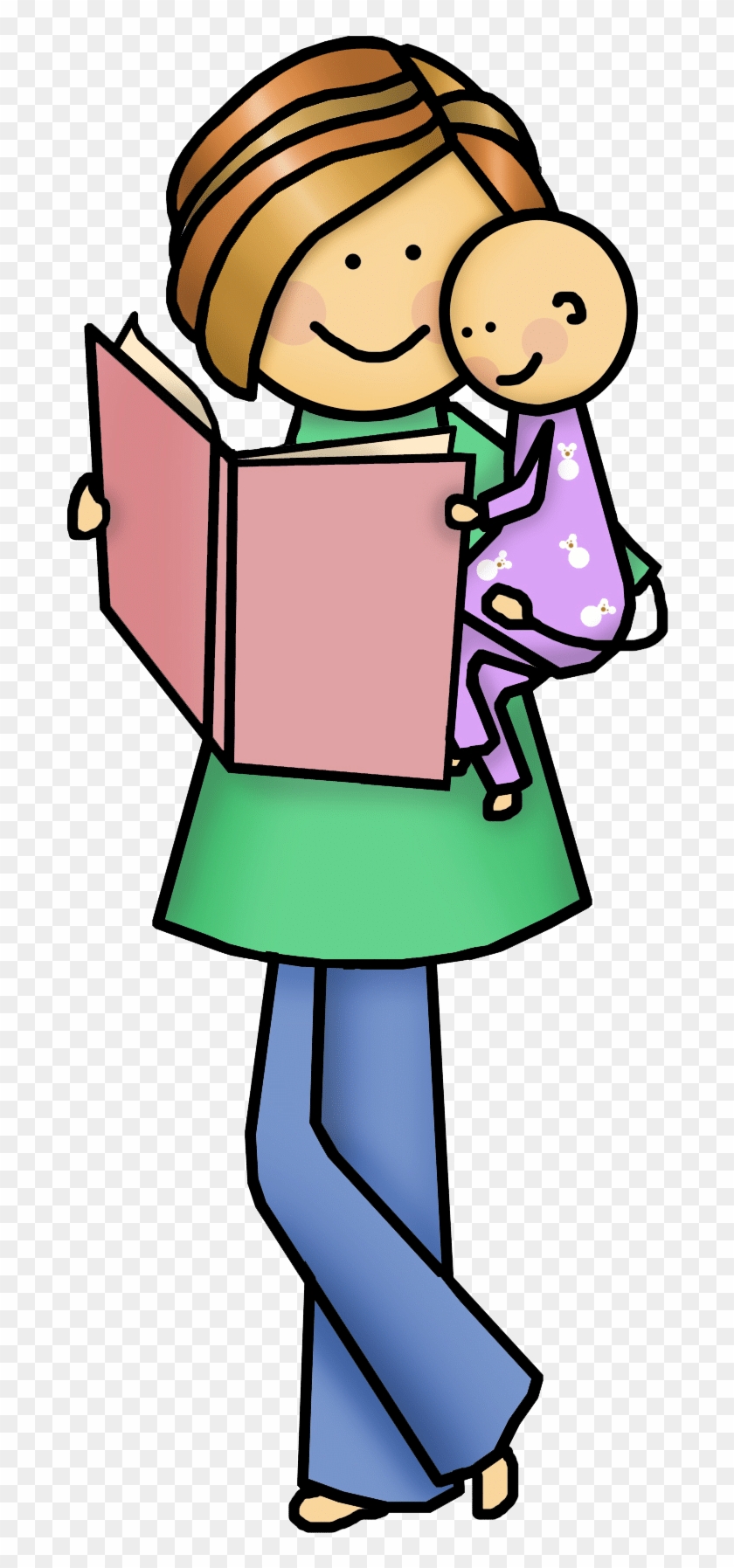 Mom, Baby & Book - Mom, Baby & Book #1333517