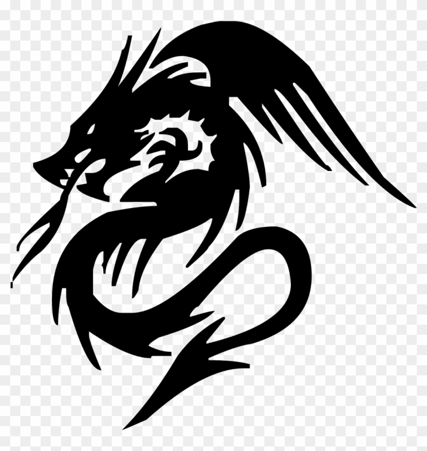 1423483687750 Source - Dragon Tribal Tattoo Designs #1333725