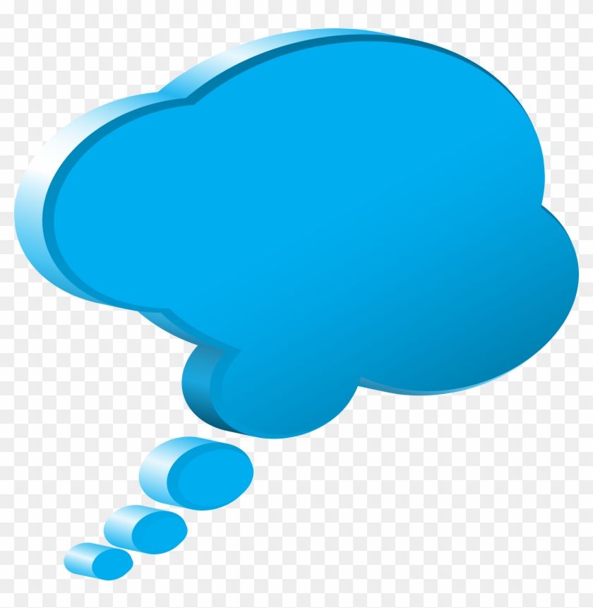 Blue Speech Balloon Clip Art - Blue Speech Balloon Clip Art #1333922
