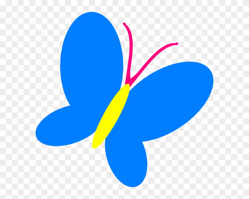 Blue Butterfly Clip Art - Blue Butterfly Clip Art #1334348