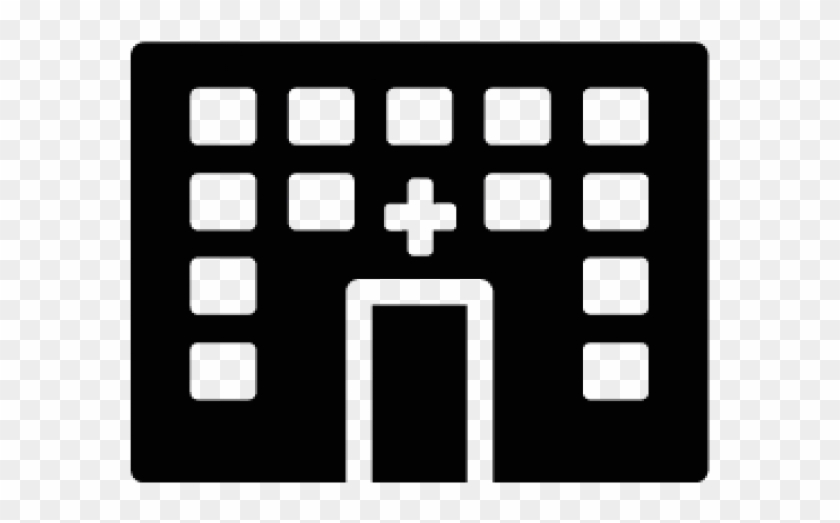 Hospital Clipart Silhouette - Hospital #1334473