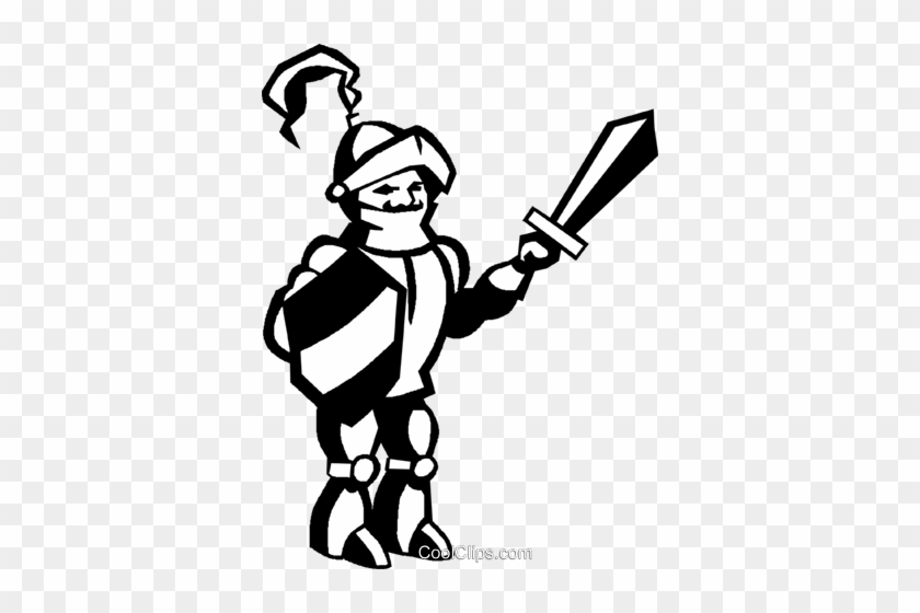 Knight Royalty Free Vector Clip Art Illustration - Knight Royalty Free Vector Clip Art Illustration #1334797