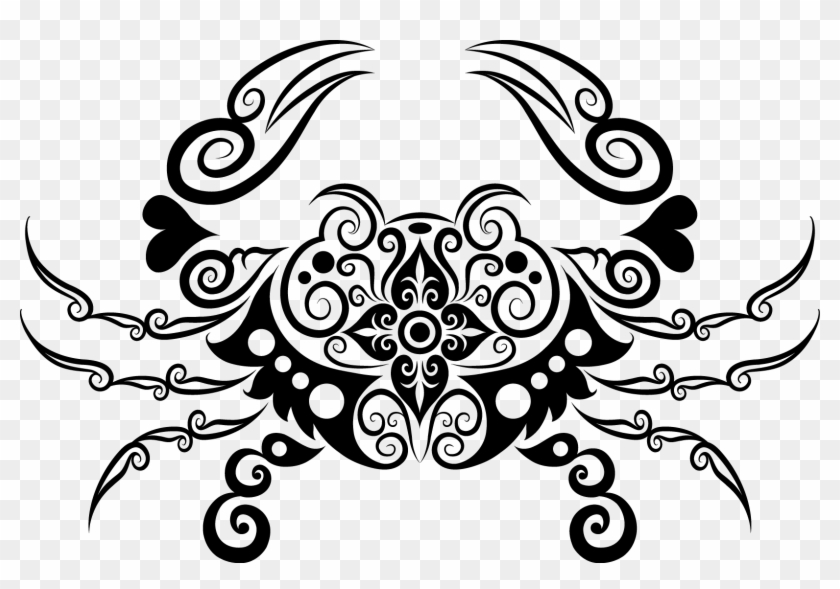 Ornament Drawing Tattoo Clip Art - Tatuajes De Cangrejos Para Mujer #1335127