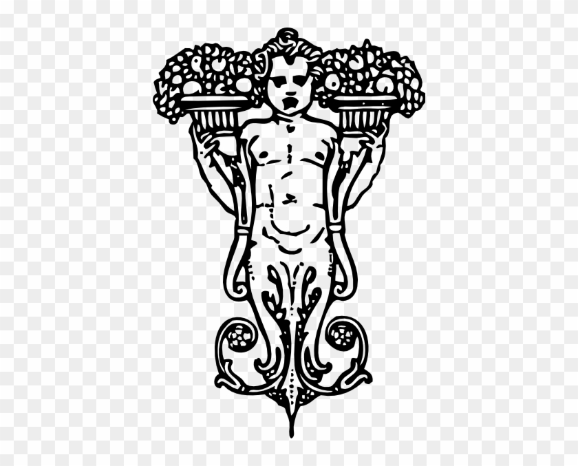 Free Vector Ornament Statue Clip Art - Figurehead Vector #1335130
