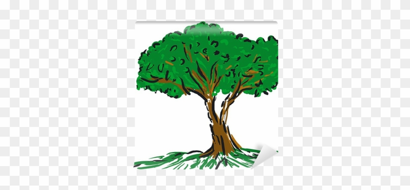 Cartoon Tree Picture Ornament #1335403