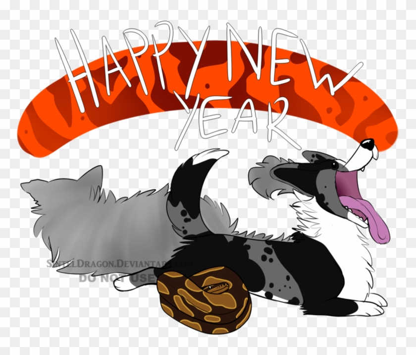 Happy New Year By Sinteldragon - Illustration #1335766