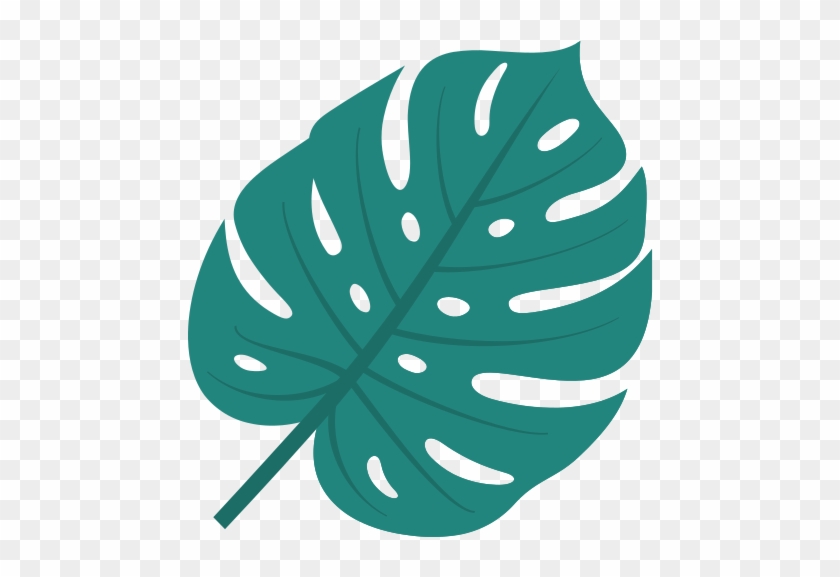 Tropical, Blatt Symbol - Tropical Leaf Black And White #1336039