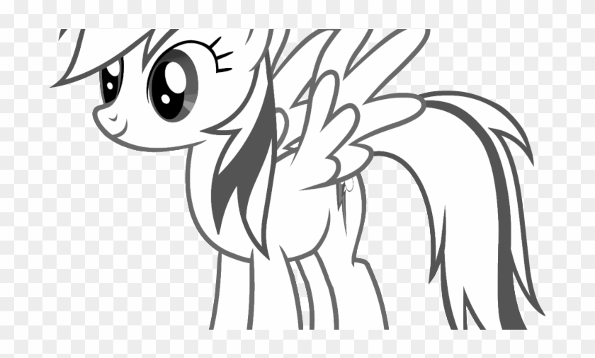Rainbow - Dash - Coloring - Page - Little Pony Friendship Is Magic #1336733
