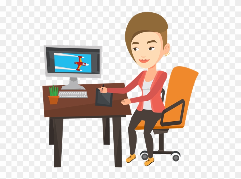 Woman Designer-min - Graphics #1336739