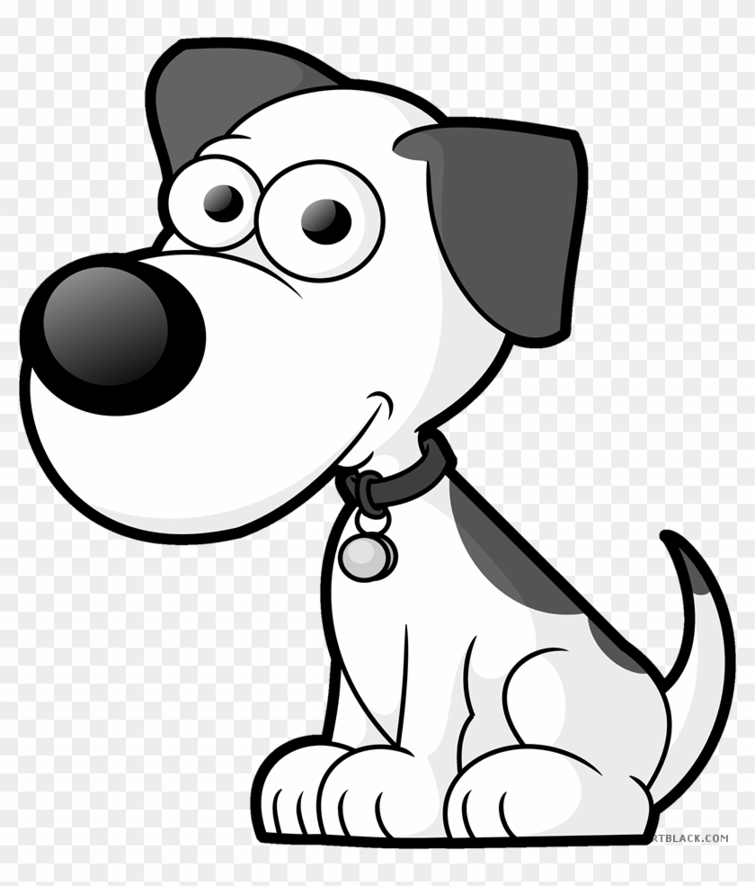 Dog High Quality Animal Free Black White Clipart Images - Cartoon Pictures Of Dogs #1336769