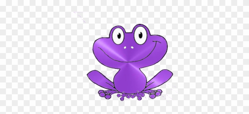 Purple Frog Clipart - Purple Frog Clipart #1337080
