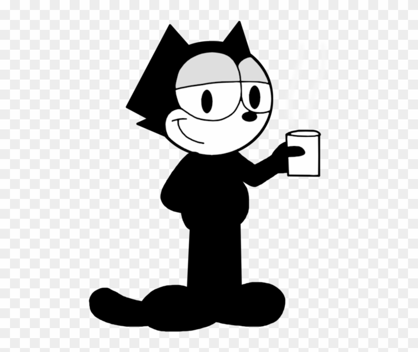 Felix With Cup Of Coffee By Marcospower1996 - Cartoon #1337333