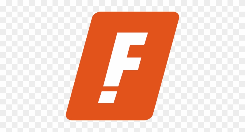 F Icon Orange Solid - Icon #1337794