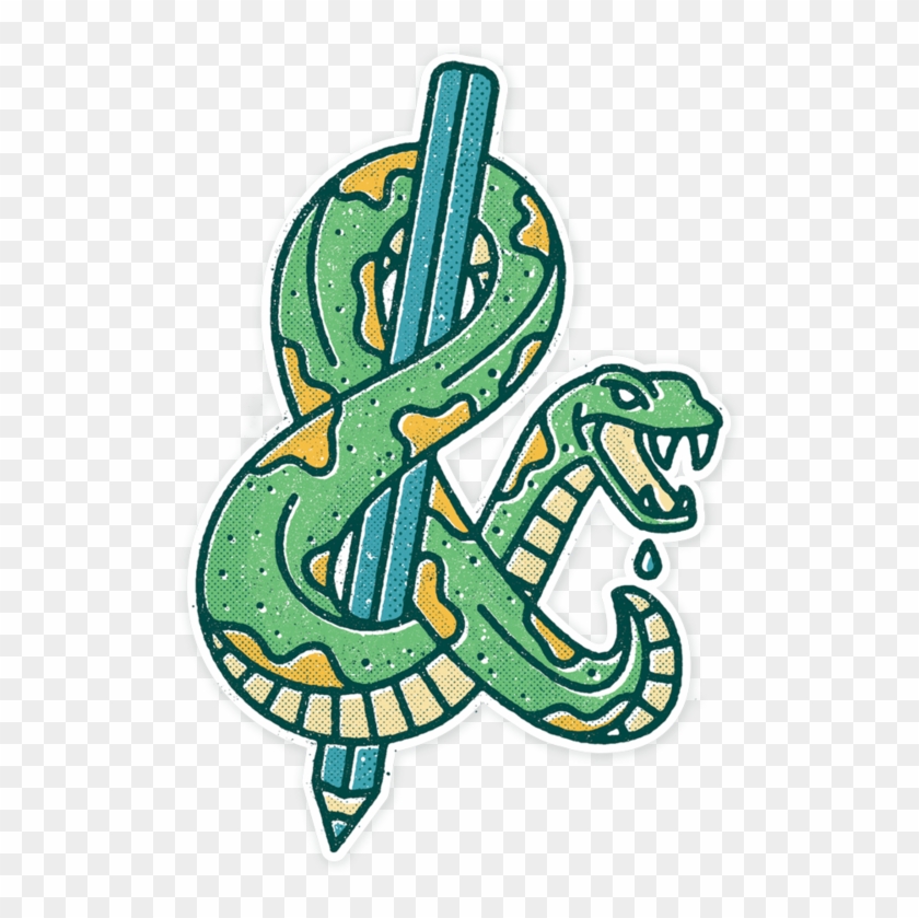 Ampersnake Sticker - Ampersnake Sticker #1337834