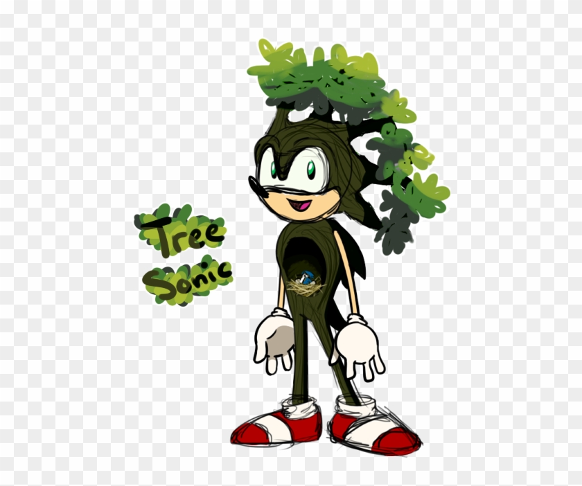 Tree Sonic By 3colorswirl - Cartoon #1337955