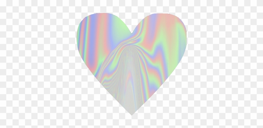 Tumblr Clipart Heart - Holographic Heart Transparent #1337959
