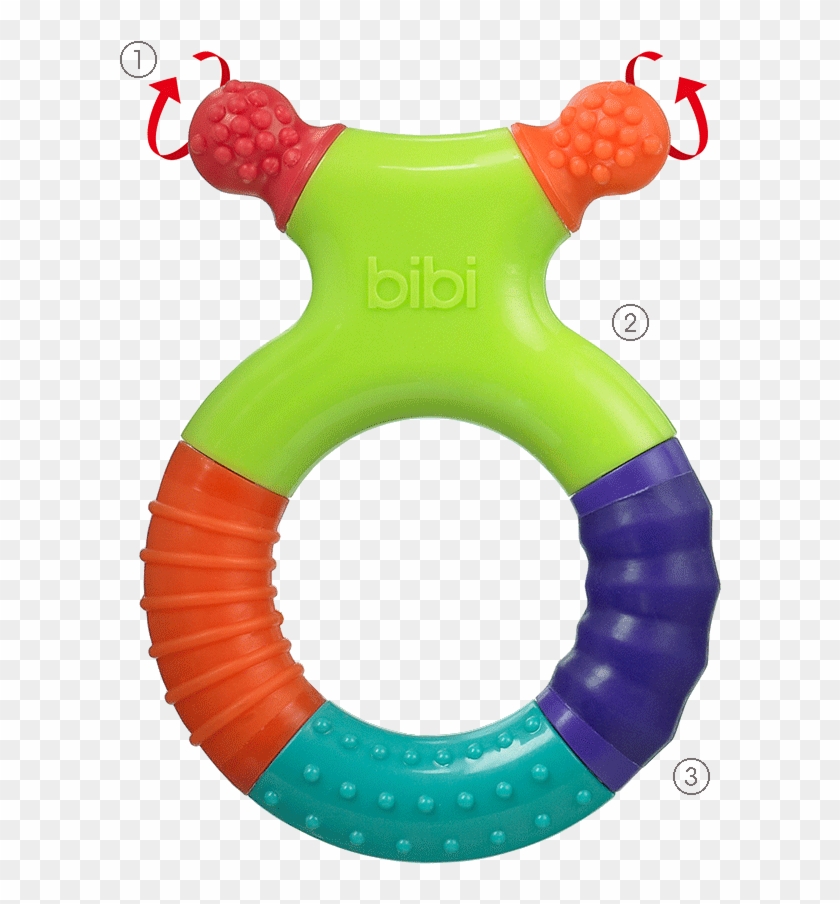 2 Integrated Rattle - Tooth #1338272