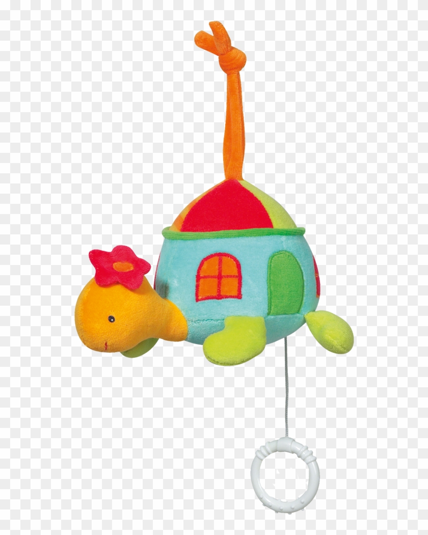 Brevi Soft Musical Toy Turtle - Fehn By Brevi Soft Plush Turtle Music Box #1338280