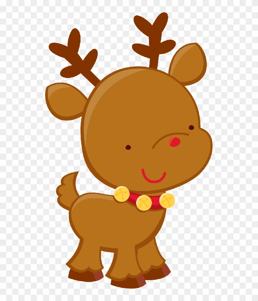 Reindeer Clipart Beach - Rena De Natal Desenho #1338524