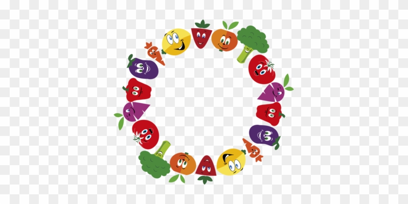 Fruit & Vegetables Fruits And Veggies Vegetables & - Fruits And Vegetables Frame #1338728