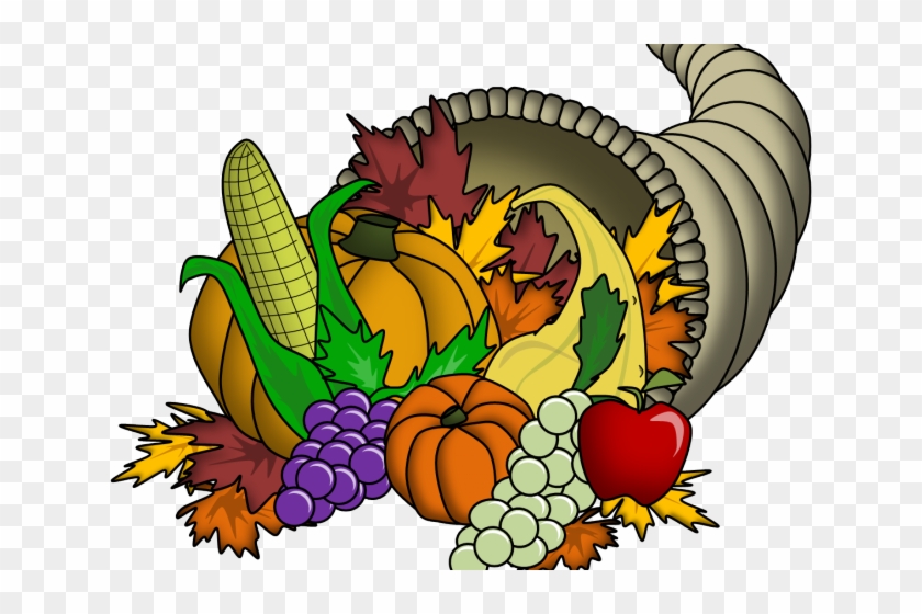 Thanks Giving Clipart - Cornucopia Clipart Png #1339088
