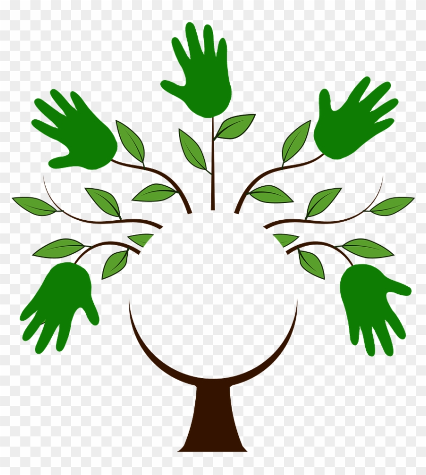 Helping Hands Reaching Out To Communities In Need - Logo Pohon Png #1339093
