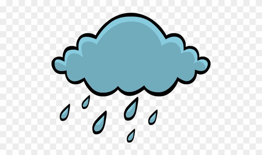 Free Rain Cloud Clip Art, Raining Free Clipart - Cloud Rain Animation Transparent #1339871