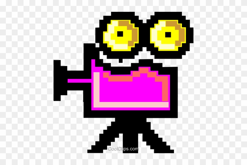 Movie Camera Symbol Royalty Free Vector Clip Art Illustration - Clip Art #1339964