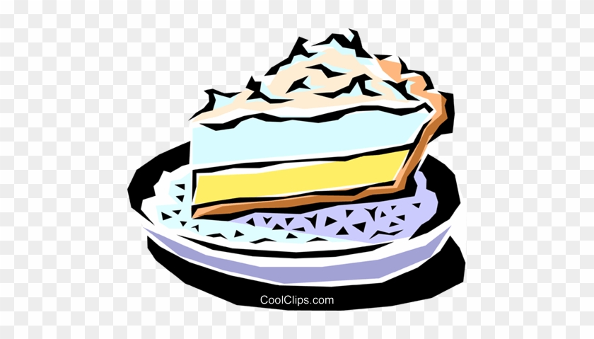 Lemon Meringue Pie Royalty Free Vector Clip Art Illustration - ของ ใช้ พีระมิด ฐาน หก เหลี่ยม #1339965