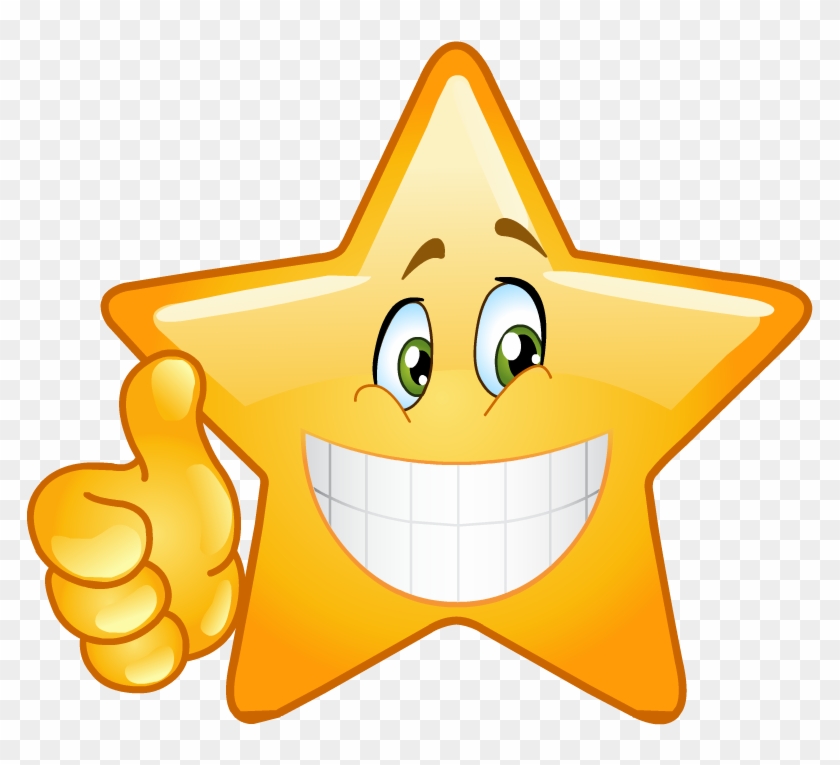 Clipart Smiley Star - Star Smiley Face Clip Art #1340519