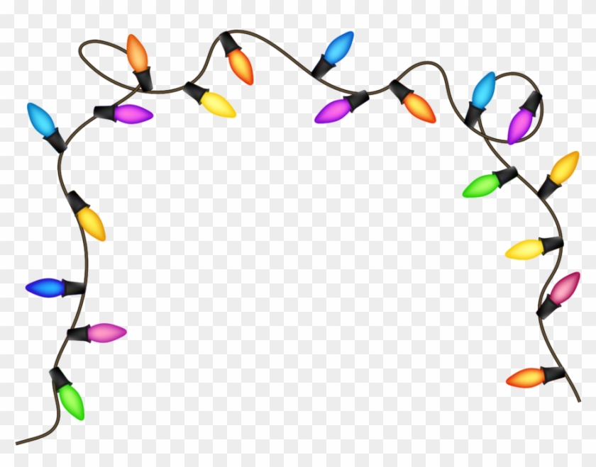 Christmas Clip Art Christmas Light Bulbs Lights Border - Christmas Lights Transparent Background #1340875