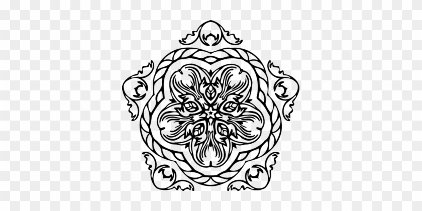 Visual Arts Line Art Drawing Ornament - Clip Art #1341073